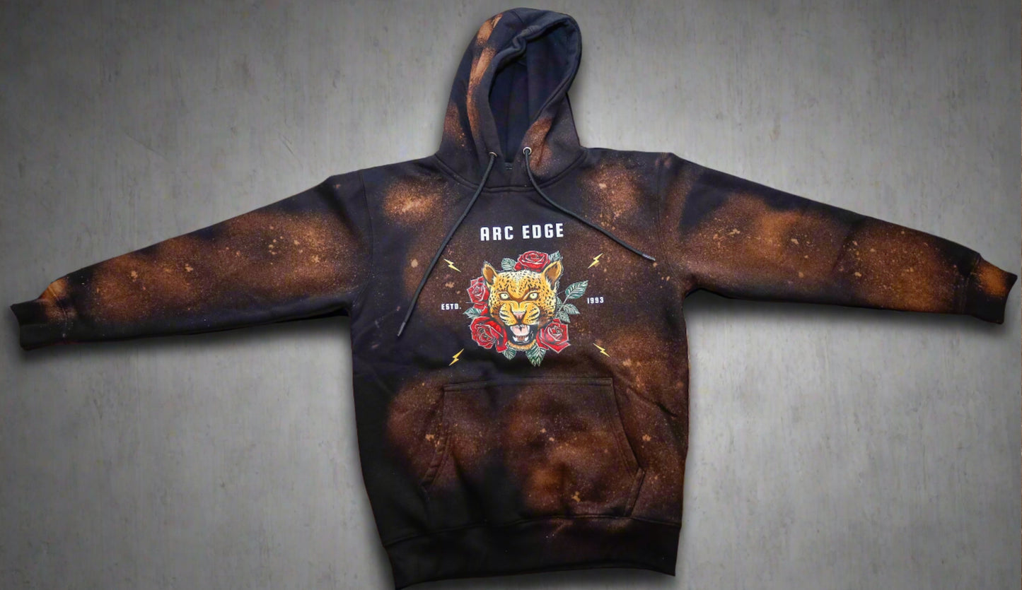 Arc Edge Acid Wash Hoodie